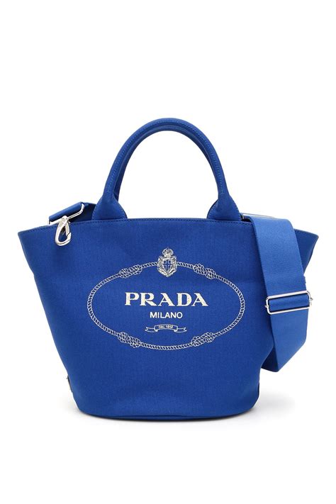 prada logo shopping bag.